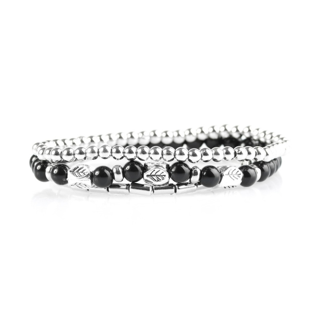 What a TREE-t Bracelet | Black & Silver